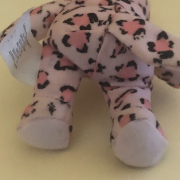 Build a Bear Small Pawfect Pink Panther Leopard Shirt Plush 2009 For McDonald's - Picture 7 of 9